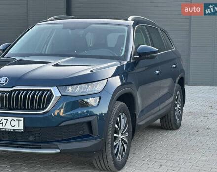 Синий Шкода Kodiaq, объемом двигателя 1.98 л и пробегом 36 тыс. км за 28800 $, фото 2 на Automoto.ua
