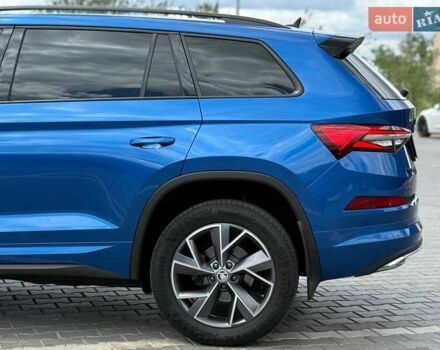 Синий Шкода Kodiaq, объемом двигателя 1.97 л и пробегом 47 тыс. км за 39500 $, фото 19 на Automoto.ua
