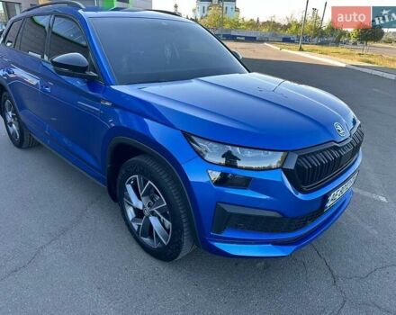 Синий Шкода Kodiaq, объемом двигателя 1.97 л и пробегом 47 тыс. км за 39000 $, фото 40 на Automoto.ua
