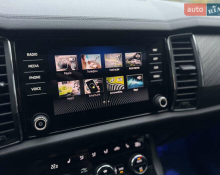 Синій Шкода Kodiaq, об'ємом двигуна 1.97 л та пробігом 225 тис. км за 28999 $, фото 51 на Automoto.ua