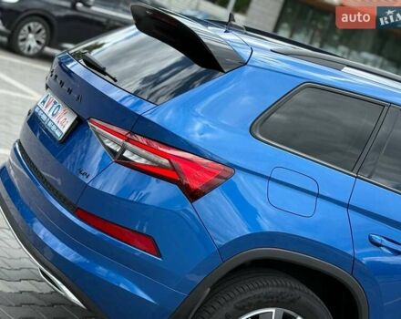 Синий Шкода Kodiaq, объемом двигателя 1.97 л и пробегом 47 тыс. км за 39500 $, фото 15 на Automoto.ua