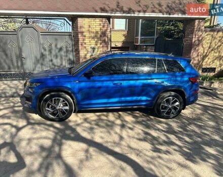 Синий Шкода Kodiaq, объемом двигателя 1.97 л и пробегом 47 тыс. км за 39000 $, фото 8 на Automoto.ua