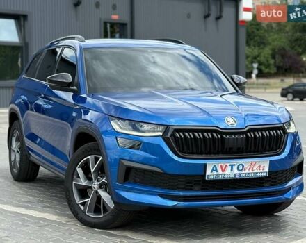 Синий Шкода Kodiaq, объемом двигателя 1.97 л и пробегом 47 тыс. км за 39500 $, фото 9 на Automoto.ua