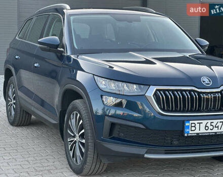 Синий Шкода Kodiaq, объемом двигателя 1.98 л и пробегом 36 тыс. км за 28800 $, фото 1 на Automoto.ua