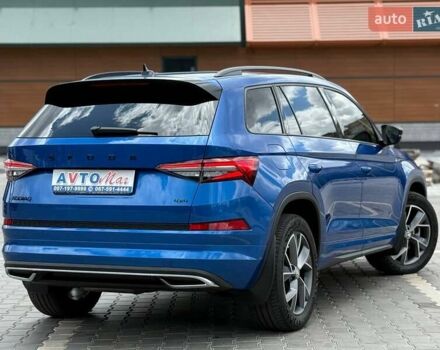Синий Шкода Kodiaq, объемом двигателя 1.97 л и пробегом 47 тыс. км за 39500 $, фото 12 на Automoto.ua