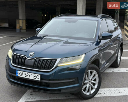 Синий Шкода Kodiaq, объемом двигателя 1.97 л и пробегом 263 тыс. км за 25300 $, фото 1 на Automoto.ua