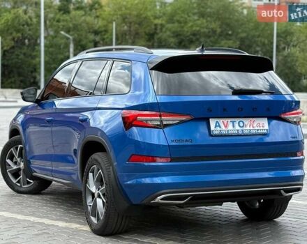 Синий Шкода Kodiaq, объемом двигателя 1.97 л и пробегом 47 тыс. км за 39500 $, фото 14 на Automoto.ua