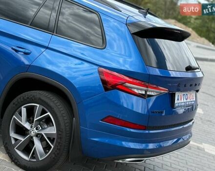 Синий Шкода Kodiaq, объемом двигателя 1.97 л и пробегом 47 тыс. км за 39500 $, фото 20 на Automoto.ua