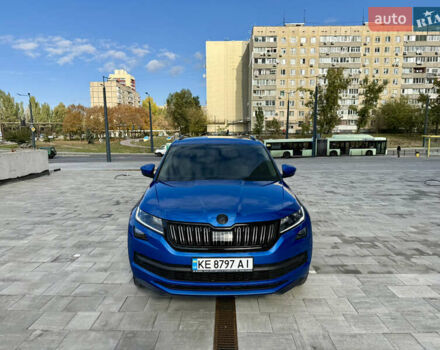 Синий Шкода Kodiaq, объемом двигателя 1.97 л и пробегом 187 тыс. км за 33200 $, фото 1 на Automoto.ua