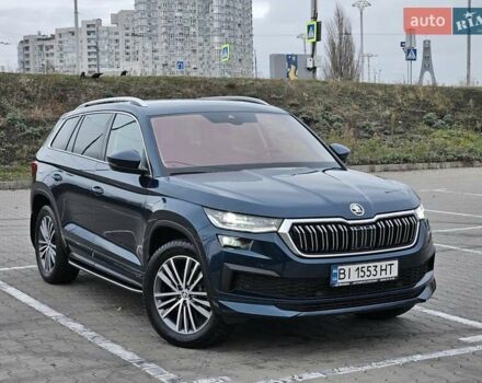 Синий Шкода Kodiaq, объемом двигателя 1.97 л и пробегом 48 тыс. км за 43800 $, фото 3 на Automoto.ua