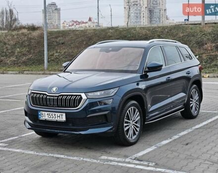 Синий Шкода Kodiaq, объемом двигателя 1.97 л и пробегом 48 тыс. км за 43800 $, фото 23 на Automoto.ua