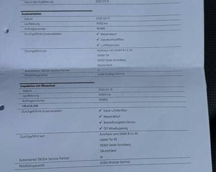 Синий Шкода Kodiaq, объемом двигателя 1.97 л и пробегом 104 тыс. км за 39999 $, фото 80 на Automoto.ua