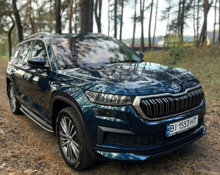 Синий Шкода Kodiaq, объемом двигателя 1.97 л и пробегом 47 тыс. км за 45000 $, фото 4 на Automoto.ua