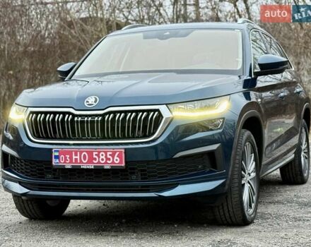 Синий Шкода Kodiaq, объемом двигателя 1.97 л и пробегом 104 тыс. км за 39999 $, фото 1 на Automoto.ua