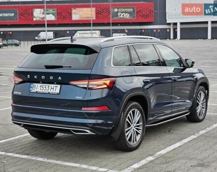 Синий Шкода Kodiaq, объемом двигателя 1.97 л и пробегом 48 тыс. км за 43800 $, фото 4 на Automoto.ua