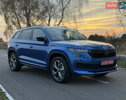 Синий Шкода Kodiaq, объемом двигателя 1.97 л и пробегом 202 тыс. км за 33900 $, фото 3 на Automoto.ua