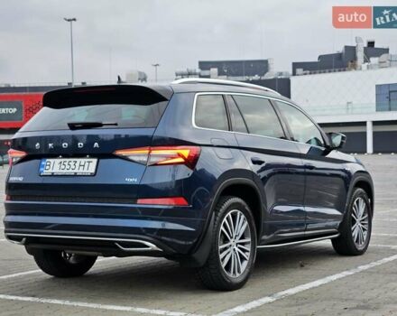 Синий Шкода Kodiaq, объемом двигателя 1.97 л и пробегом 48 тыс. км за 43800 $, фото 5 на Automoto.ua