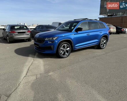 Синий Шкода Kodiaq, объемом двигателя 1.97 л и пробегом 13 тыс. км за 49200 $, фото 2 на Automoto.ua
