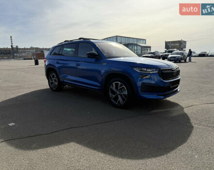 Синий Шкода Kodiaq, объемом двигателя 1.97 л и пробегом 13 тыс. км за 49200 $, фото 3 на Automoto.ua