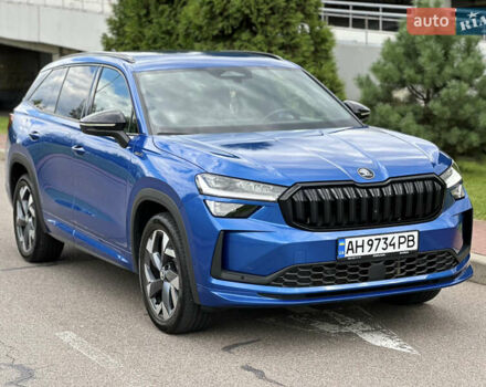 Синий Шкода Kodiaq, объемом двигателя 1.97 л и пробегом 13 тыс. км за 47400 $, фото 1 на Automoto.ua