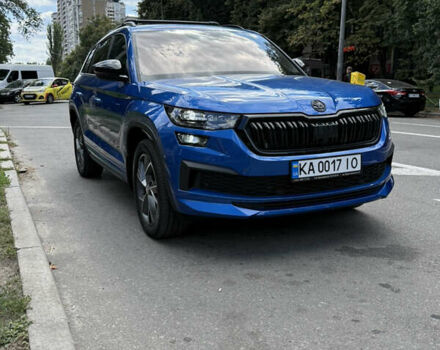 Синий Шкода Kodiaq, объемом двигателя 1.97 л и пробегом 27 тыс. км за 43500 $, фото 2 на Automoto.ua