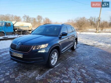 Синий Шкода Kodiaq, объемом двигателя 1.97 л и пробегом 96 тыс. км за 33000 $, фото 1 на Automoto.ua