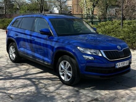 Синий Шкода Kodiaq, объемом двигателя 2 л и пробегом 123 тыс. км за 22550 $, фото 1 на Automoto.ua