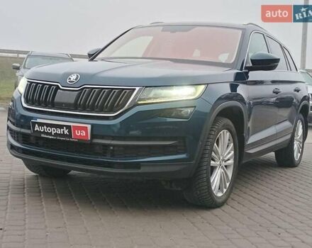 Синий Шкода Kodiaq, объемом двигателя 2 л и пробегом 207 тыс. км за 28690 $, фото 1 на Automoto.ua