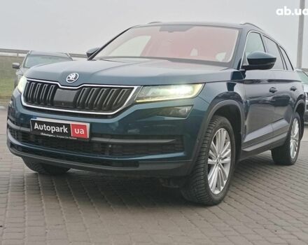Синий Шкода Kodiaq, объемом двигателя 2 л и пробегом 207 тыс. км за 28690 $, фото 1 на Automoto.ua