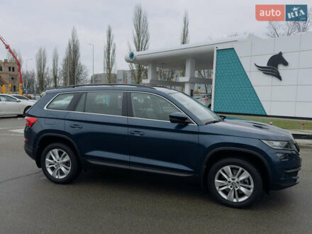 Синий Шкода Kodiaq, объемом двигателя 1.98 л и пробегом 32 тыс. км за 28800 $, фото 1 на Automoto.ua