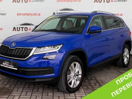 Синий Шкода Kodiaq, объемом двигателя 2 л и пробегом 173 тыс. км за 29950 $, фото 1 на Automoto.ua