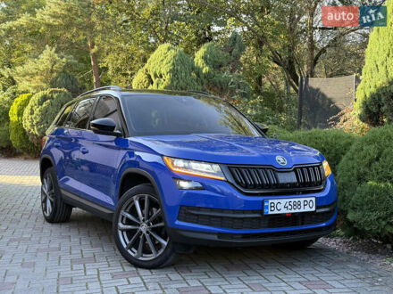 Синий Шкода Kodiaq, объемом двигателя 1.97 л и пробегом 236 тыс. км за 23950 $, фото 1 на Automoto.ua