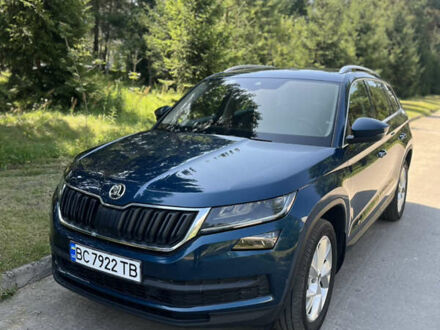 Синий Шкода Kodiaq, объемом двигателя 1.97 л и пробегом 159 тыс. км за 30500 $, фото 1 на Automoto.ua