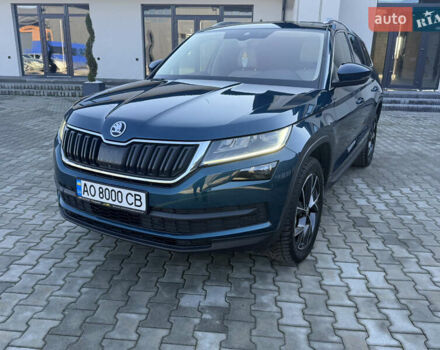 Синій Шкода Kodiaq, об'ємом двигуна 2 л та пробігом 49 тис. км за 33490 $, фото 1 на Automoto.ua