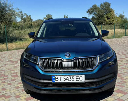 Синий Шкода Kodiaq, объемом двигателя 1.98 л и пробегом 127 тыс. км за 29000 $, фото 1 на Automoto.ua