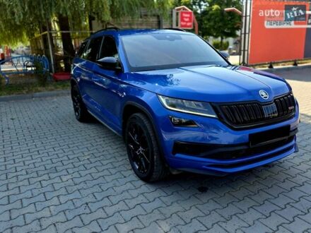 Синій Шкода Kodiaq, об'ємом двигуна 1.97 л та пробігом 76 тис. км за 40000 $, фото 1 на Automoto.ua