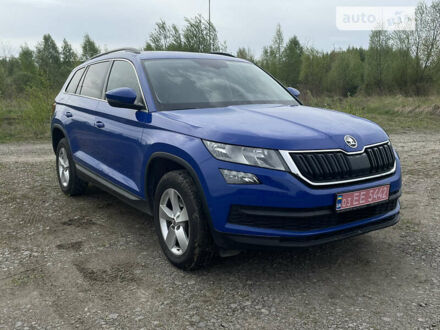 Синий Шкода Kodiaq, объемом двигателя 2 л и пробегом 215 тыс. км за 27777 $, фото 1 на Automoto.ua