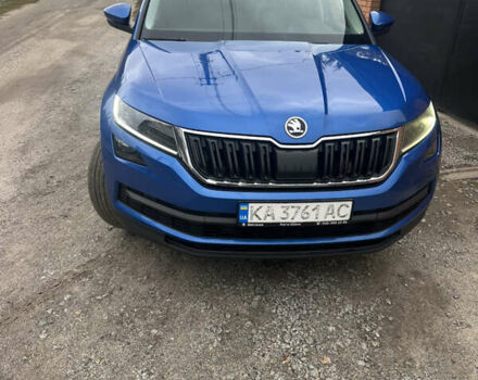 Синий Шкода Kodiaq, объемом двигателя 1.98 л и пробегом 220 тыс. км за 21600 $, фото 1 на Automoto.ua
