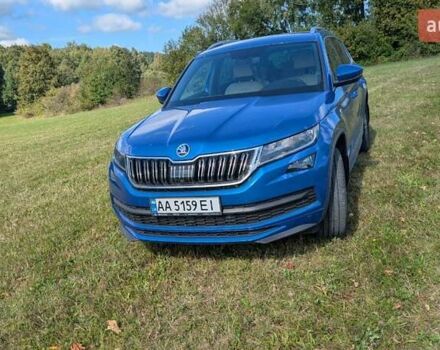 Синий Шкода Kodiaq, объемом двигателя 1.98 л и пробегом 88 тыс. км за 30300 $, фото 1 на Automoto.ua
