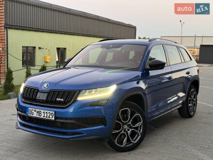 Синий Шкода Kodiaq, объемом двигателя 1.97 л и пробегом 188 тыс. км за 35399 $, фото 1 на Automoto.ua