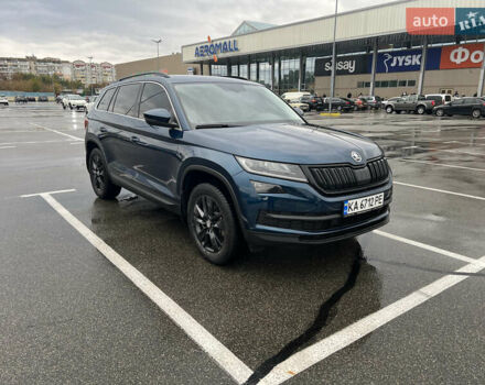 Синий Шкода Kodiaq, объемом двигателя 2 л и пробегом 233 тыс. км за 22900 $, фото 1 на Automoto.ua