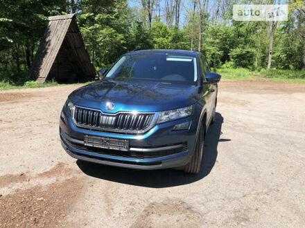 Синий Шкода Kodiaq, объемом двигателя 2 л и пробегом 64 тыс. км за 30800 $, фото 1 на Automoto.ua