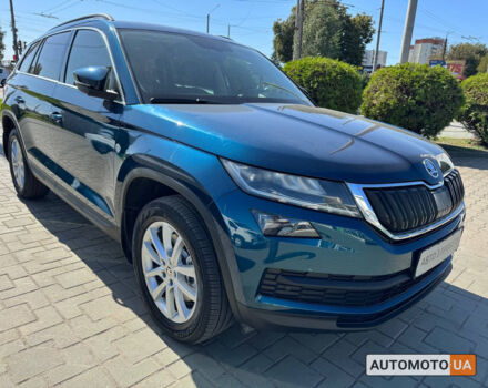 Синий Шкода Kodiaq, объемом двигателя 2 л и пробегом 61 тыс. км за 31546 $, фото 1 на Automoto.ua