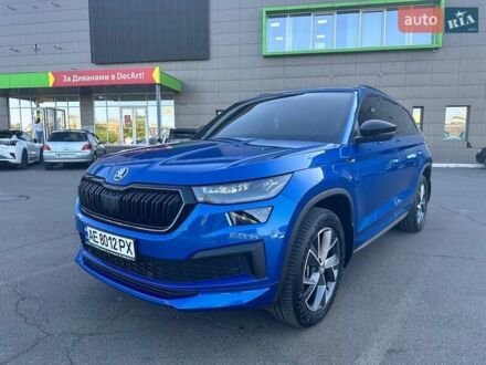 Шкода Kodiaq 2021 в Кривом Роге на Automoto.ua Синий Шкода Kodiaq, объемом двигателя 1.97 л и пробегом 47 тыс. км за 39500 $, фото 1 на Automoto.ua