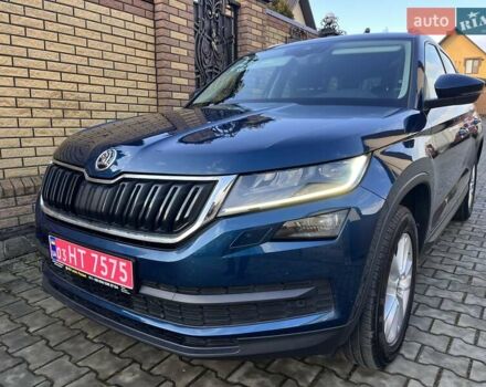 Синий Шкода Kodiaq, объемом двигателя 1.97 л и пробегом 133 тыс. км за 31816 $, фото 1 на Automoto.ua