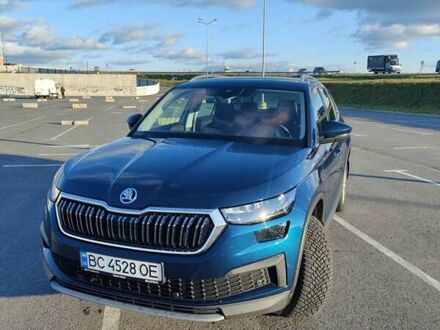 Синий Шкода Kodiaq, объемом двигателя 1.98 л и пробегом 50 тыс. км за 33500 $, фото 1 на Automoto.ua