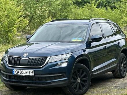 Синий Шкода Kodiaq, объемом двигателя 2 л и пробегом 248 тыс. км за 25700 $, фото 1 на Automoto.ua