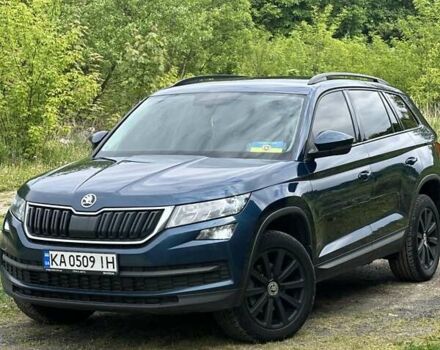 Синий Шкода Kodiaq, объемом двигателя 2 л и пробегом 248 тыс. км за 25700 $, фото 1 на Automoto.ua