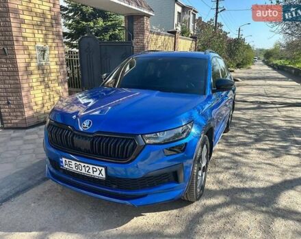 Синий Шкода Kodiaq, объемом двигателя 1.97 л и пробегом 47 тыс. км за 39000 $, фото 1 на Automoto.ua
