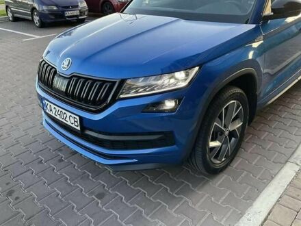 Синий Шкода Kodiaq, объемом двигателя 1.98 л и пробегом 22 тыс. км за 37800 $, фото 1 на Automoto.ua